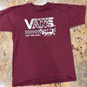 Vans size M men’s maroon tshirt